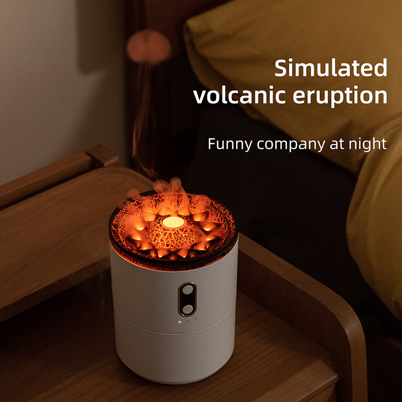 Volcanic Flame Aroma Essential Oil Diffuser - USB Portable Humidifier