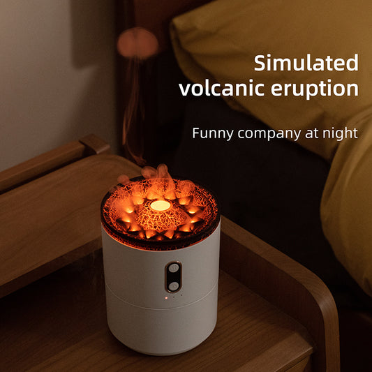 Volcanic Flame Aroma Essential Oil Diffuser - USB Portable Humidifier